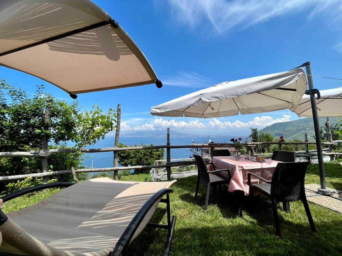 La Badia Montechiaro - Breathtaking View Of Sorrento Coast Villa Vico Equense Exterior photo