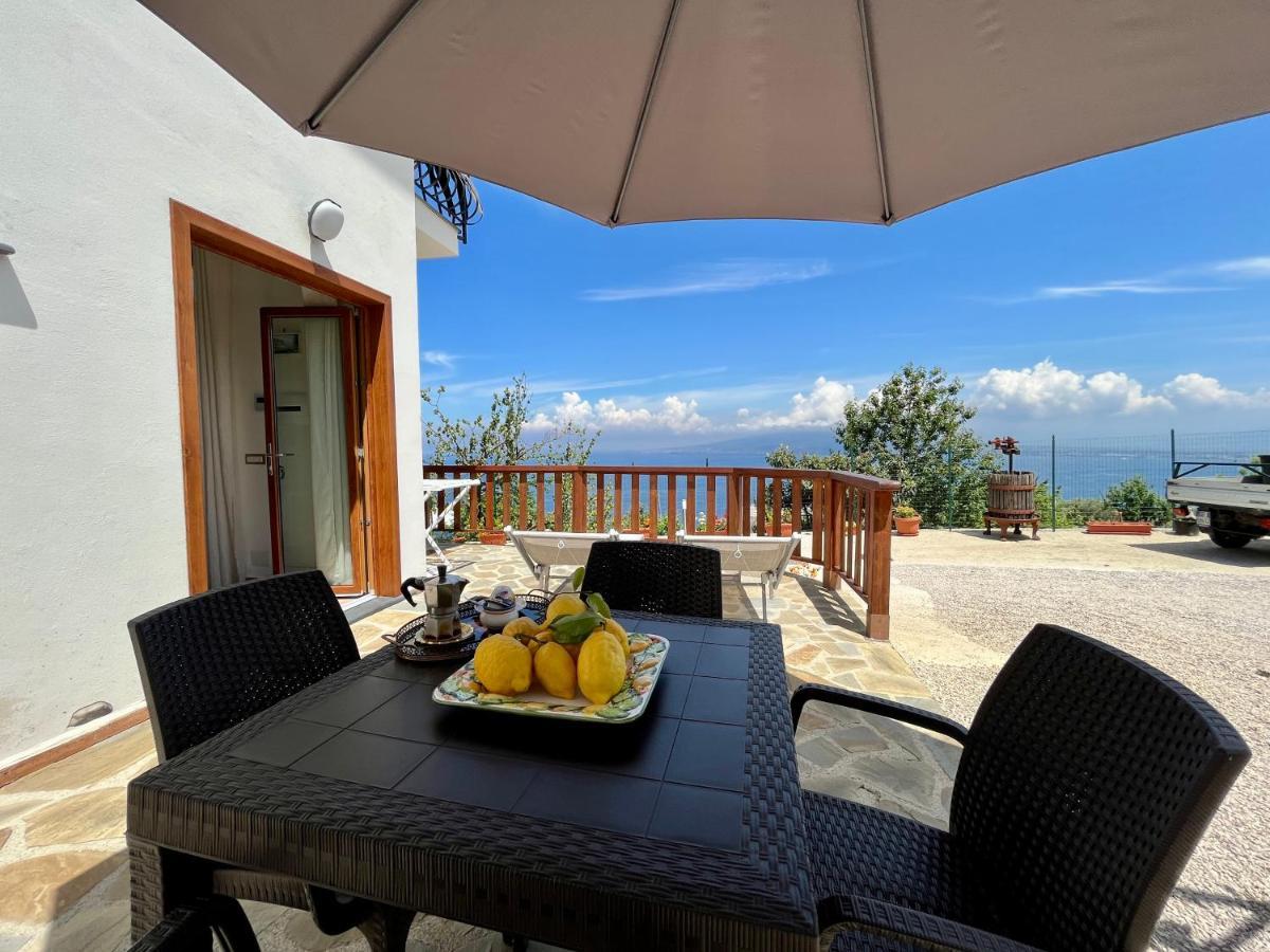 La Badia Montechiaro - Breathtaking View Of Sorrento Coast Villa Vico Equense Exterior photo