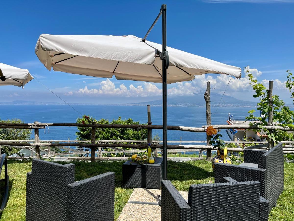 La Badia Montechiaro - Breathtaking View Of Sorrento Coast Villa Vico Equense Exterior photo
